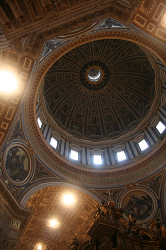 St. Peter's Basilica interior, Vatican City