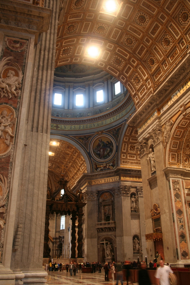 St. Peter's Basilica interior, Vatican City