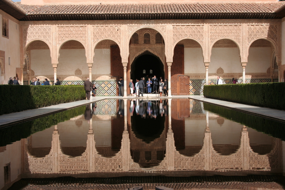 Alhambra, Granada Spain Patio de los Arrayanes