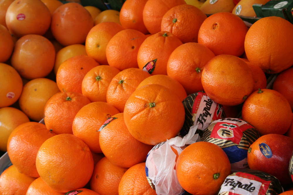 Oranges Paris market